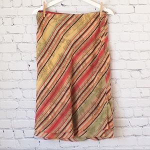 Skirt Tommy Bahama Silk Stripe Skirt Size 6